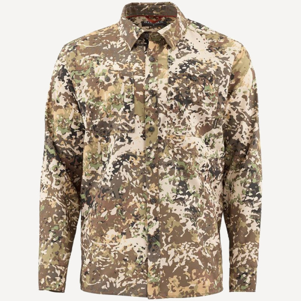 Рубашка Simms Double Haul LS Shirt (Мужской; XL(45-46); River Camo)